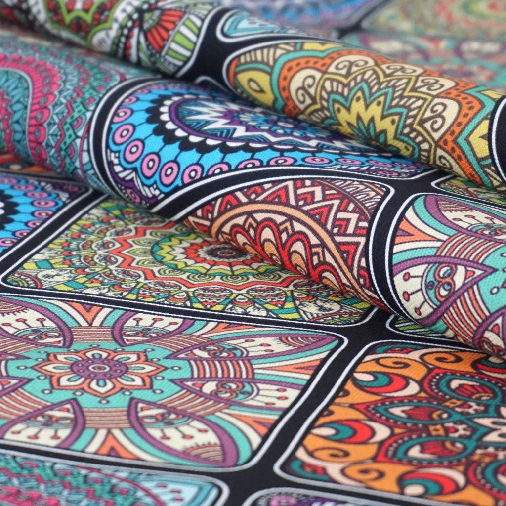 Dekostoff Panama Mandalas bunt
